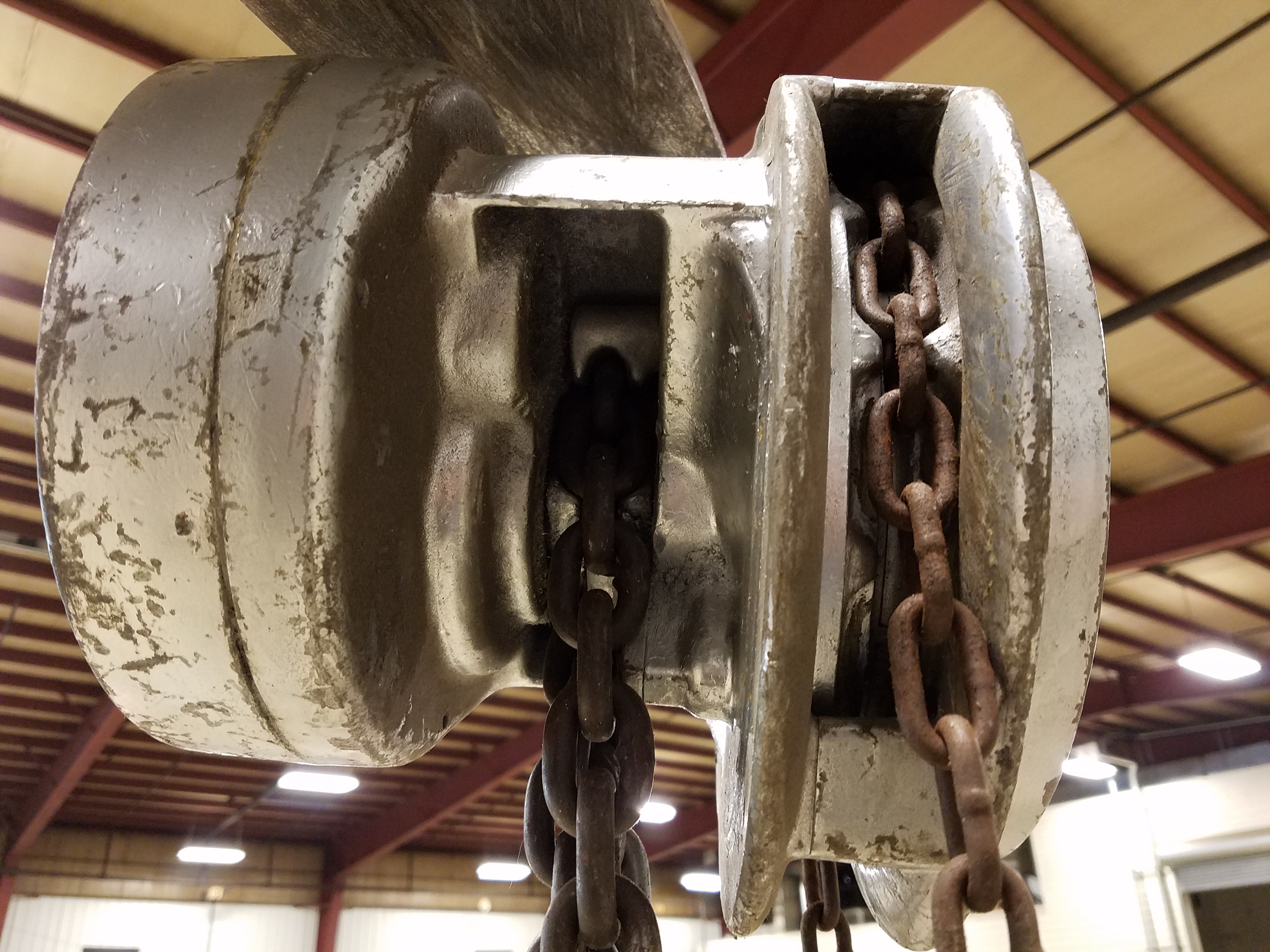 CM CYCLONE 1-1/2 TON 20' Manual Chain Fall Hoist 3,000lbs 20 Feet | eBay